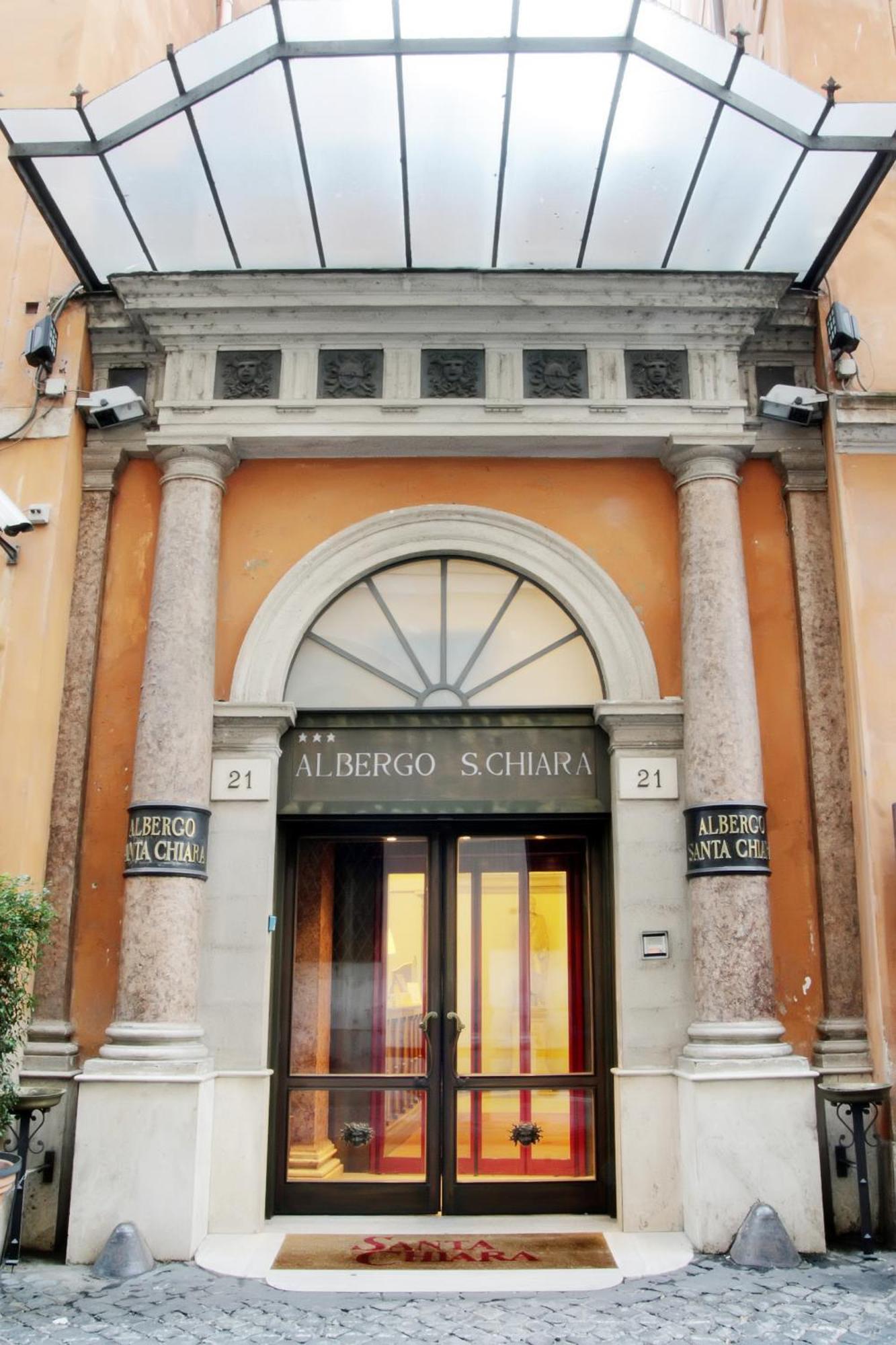 Hotel Albergo Santa Chiara Рим Екстериор снимка
